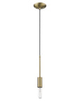 Dull Gold Mini Pendant Hanging Light