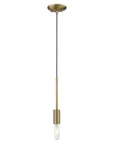 Dull Gold Mini Pendant Hanging Light