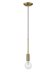 Dull Gold Mini Pendant Hanging Light