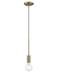 Dull Gold Mini Pendant Hanging Light