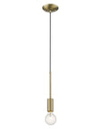 Dull Gold Mini Pendant Hanging Light