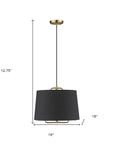 Lamia 1-Light Gold Mini Pendant