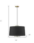 Lamia 3-Light Gold Mini Pendant
