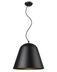 Knell 1-Light Matte Black Pendant
