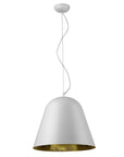 Knell 1-Light White Pendant