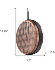 Tholos 1-Light Matte Black Pendant