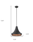 Tholos 1-Light Matte Black Pendant