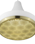 Tholos 1-Light White Pendant