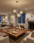 Tholos 4-Light White Pendant