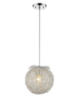 White Metal Dimmable Ceiling Light With White Shades