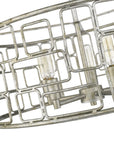 Amoret 5-Light Antique Silver Convertible Pendant