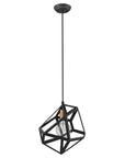 Hedron 1-Light Matte Black Pendant