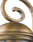 Lincoln 4-Light Antique Brass Wall Light