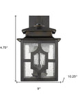 Black And Clear Three Light Seeded Dimmable Outdoor Hanging Lights With Black And Clear Shades