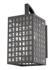 Black And Clear Three Light Seeded Dimmable Outdoor Hanging Lights With Black And Clear Shades