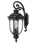 Laurens 3-Light Matte Black Wall Light