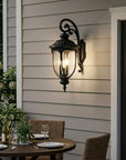 Laurens 3-Light Matte Black Wall Light