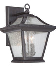 XL Matte Black Birdhouse Shape Outdoor Wall Light
