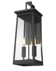 Alden 2-Light Matte Black Wall Light