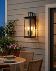 Alden 2-Light Matte Black Wall Light