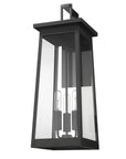 Alden 3-Light Matte Black Wall Light
