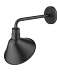 Black Dimmable Outdoor Hanging Light With Black Shades