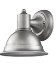 Brushed Silver Aluminum Wall Sconce