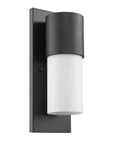 Black And White Frosted Dimmable Outdoor Hanging Light With Black And White Shades