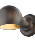 Antique Bronze Rounded Wall Sconce