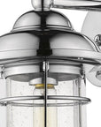 Silver Teardrop Shape Wall Sconce
