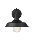 Black Seeded Dimmable Outdoor Hanging Light With Black Shades