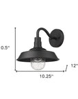 Black Seeded Dimmable Outdoor Hanging Light With Black Shades