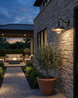 Black Seeded Dimmable Outdoor Hanging Light With Black Shades