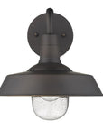 Black Seeded Dimmable Outdoor Hanging Light With Black Shades