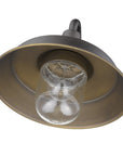 Black Seeded Dimmable Outdoor Hanging Light With Black Shades