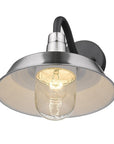 Silver Seeded Dimmable Outdoor Hanging Light With Silver Shades