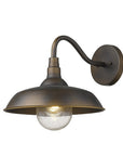 Bronze Seeded Dimmable Outdoor Hanging Light With Bronze Shades