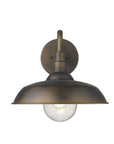 Bronze Seeded Dimmable Outdoor Hanging Light With Bronze Shades