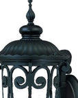 Traditional Matte Black Wall Sconce