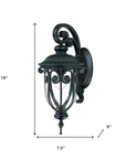 Matte Black Hanging Goblet Wall Light