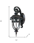 Dark Brown Hanging Goblet Wall Light