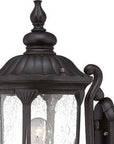 Black And Clear Seeded Dimmable Outdoor Hanging Light With Black And Clear Shades