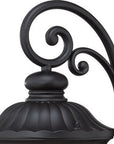 Black And Clear Seeded Dimmable Outdoor Hanging Light With Black And Clear Shades