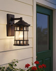 Antique Bronze Canister Wall Light