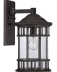 Matte Black Canister Wall Light