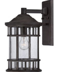 Matte Black Canister Wall Light
