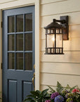Matte Black Canister Wall Light