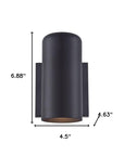Black Dimmable Outdoor Hanging Light With Black Shades