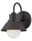 Black And White Frosted Dimmable Outdoor Hanging Light With Black And White Shades