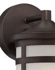 Bronze Hanging Lantern Shape Wall Light